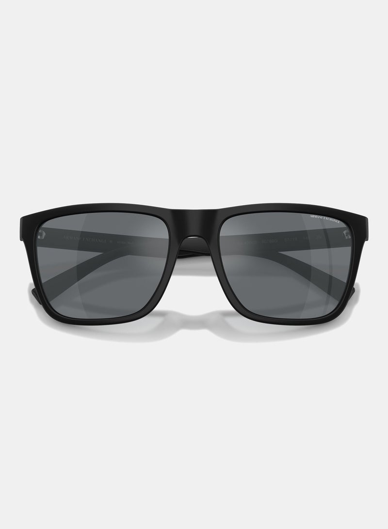 ارماني اكسشينج نظارات شمسية كاملة الإطار مربعة الشكل 0AX4080S - Image 4